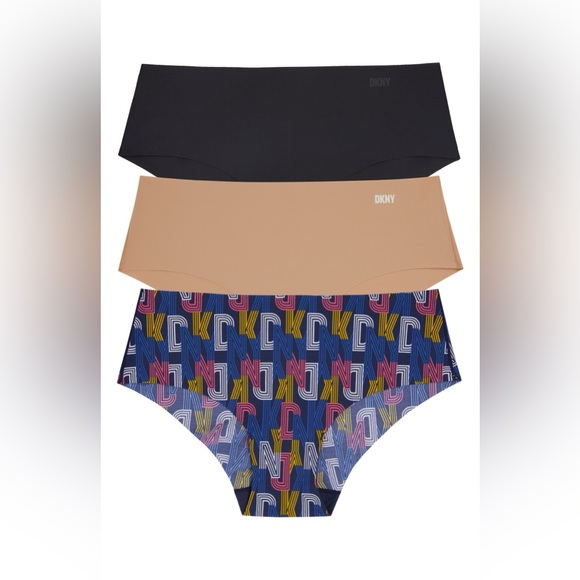 (6) DKNY Litewear Cut Anywhere Assorted 3-Pack Hipster Briefs - Picture 15 of 16